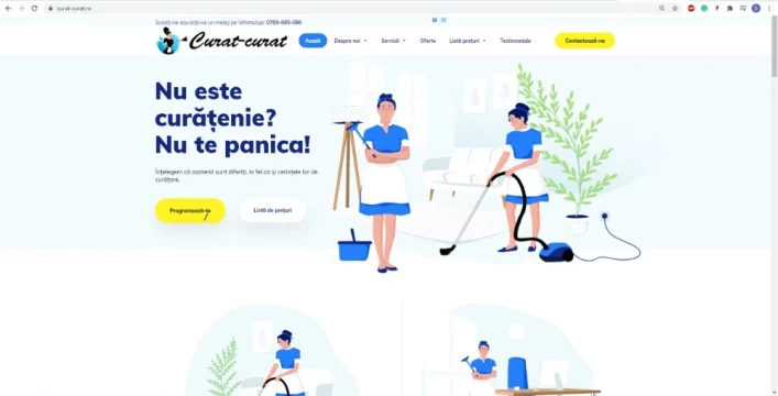 Firma de Curatenie Curat-curat - Servicii de Curatenie la Domiciliu